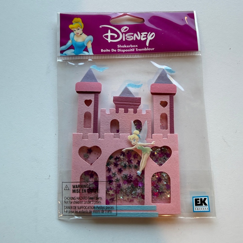 Disney Tinker Bell Castle Shakerbox EK Success Scrapbook Embellishment DSBP001